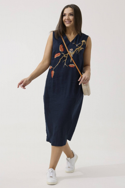 Платье Ma Сherie 4055 темно-синий - фото 7