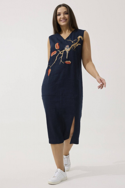 Платье Ma Сherie 4055 темно-синий - фото 5