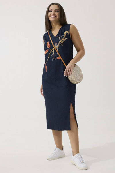 Платье Ma Сherie 4055 темно-синий - фото 2