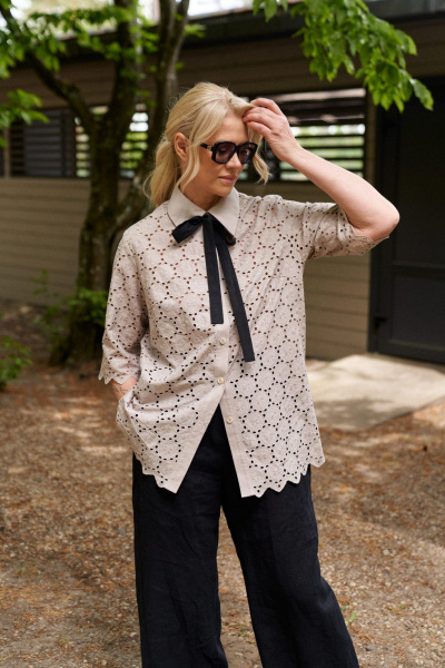 Блуза ELLETTO 3737 бежевый - фото 1