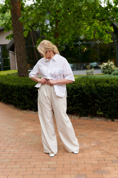 Брюки ELLETTO 2298 бежевый - фото 21