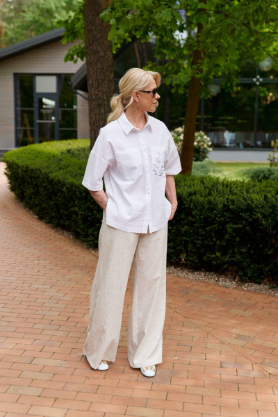 Брюки ELLETTO 2298 бежевый - фото 19