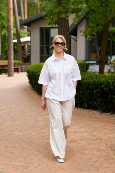 Брюки ELLETTO 2298 бежевый - фото 18