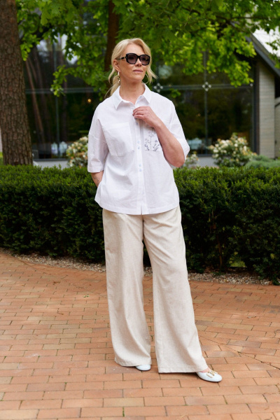 Брюки ELLETTO 2298 бежевый - фото 13