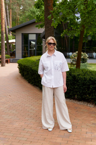 Брюки ELLETTO 2298 бежевый - фото 11