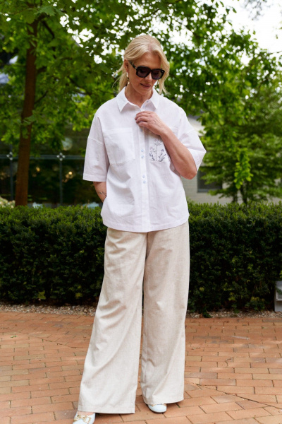 Брюки ELLETTO 2298 бежевый - фото 6