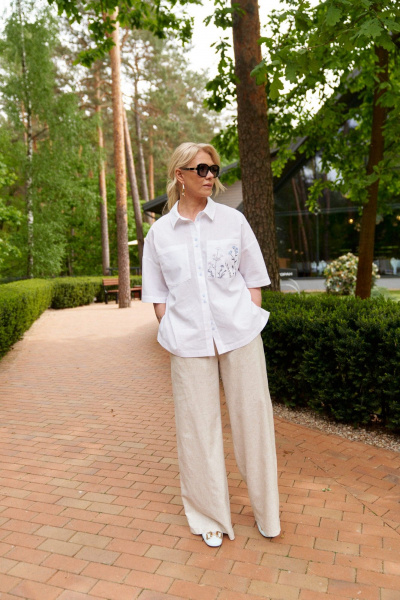 Брюки ELLETTO 2298 бежевый - фото 3