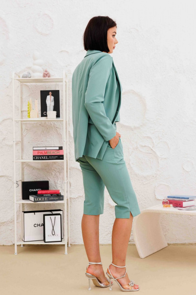 Жакет AURA otd 1101 шалфей - фото 6