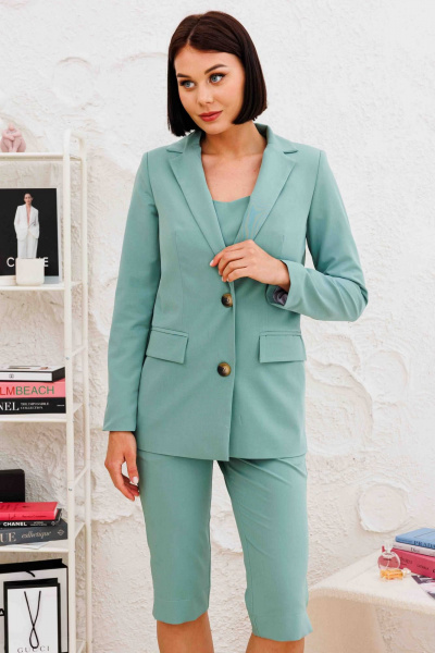 Жакет AURA otd 1101 шалфей - фото 1