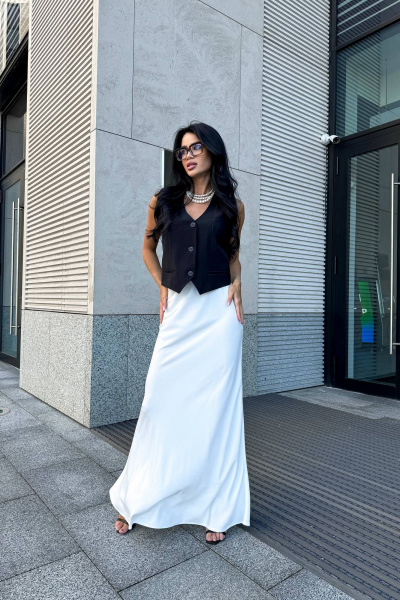 Юбка THE.WOMAN 0194 белый - фото 1