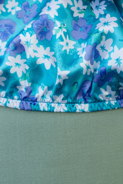 Летняя атласная блуза без рукавов с эластичной тесьмой LADO 899/3-9 - фото 4