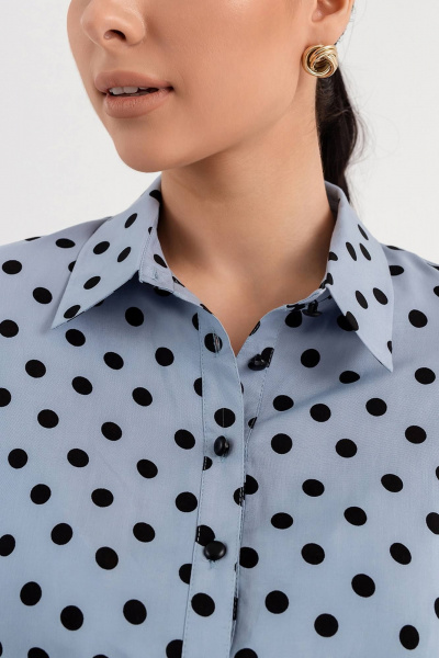 Летнее платье из вискозы с поясом и коротким рукавом LADO 6174/2-9 - фото 7