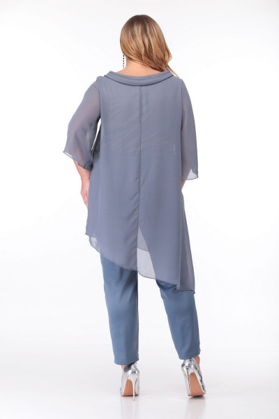 Блуза, брюки ANASTASIA MAK 660 серый - фото 4
