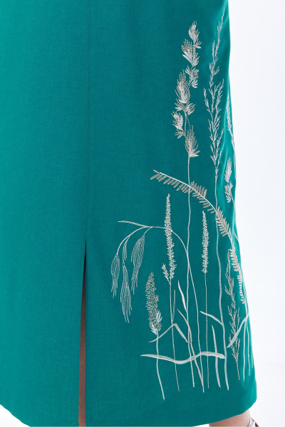 Свободное платье с разрезом и декоративной планкой Jurimex 3134 - фото 6