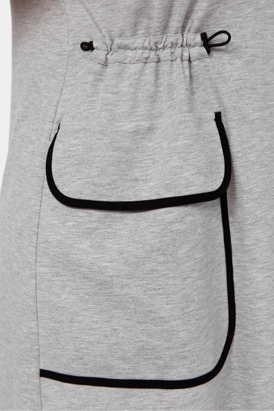 Трикотажное платье свободного силуэта с кулисами Jurimex 3140 - фото 5