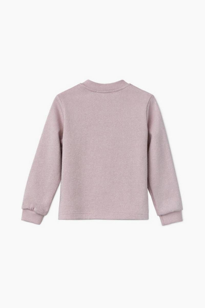 Кофта с принтом в стиле капсулы для девочки из хлопка Bell Bimbo 202001 св.розовый - фото 3