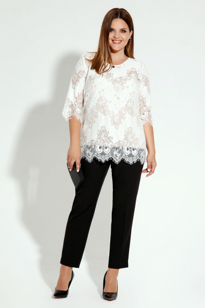 Топ, туника Prio 8340z молочный - фото 1