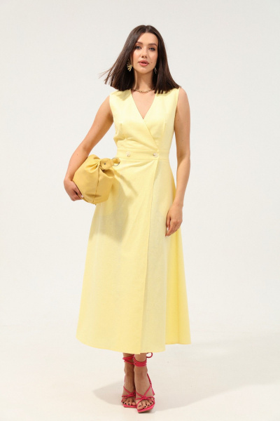 Платье LM М83 дыня - фото 2
