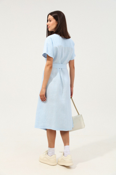 Платье LM ВИ3067 небесно-голубой - фото 9