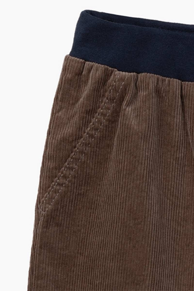Коричневые прямые брюки из вельвета с подкладкой Bell Bimbo 203113 коричневый - фото 2