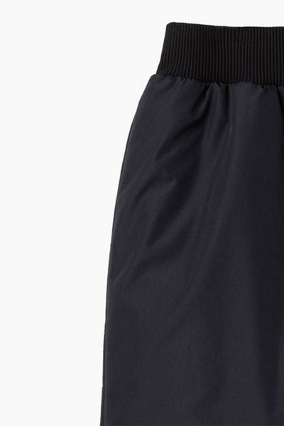 Зимние утепленные брюки из плащевой ткани с эластичным поясом Bell Bimbo 203308 черный - фото 2