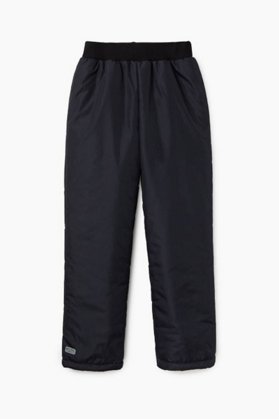 Зимние утепленные брюки из плащевой ткани с эластичным поясом Bell Bimbo 203308 черный - фото 1