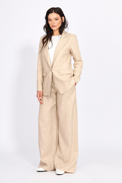 Брюки, жакет Rivoli 8057.1+5212.1 темно-бежевый - фото 6