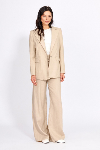 Брюки, жакет Rivoli 8057.1+5212.1 темно-бежевый - фото 1