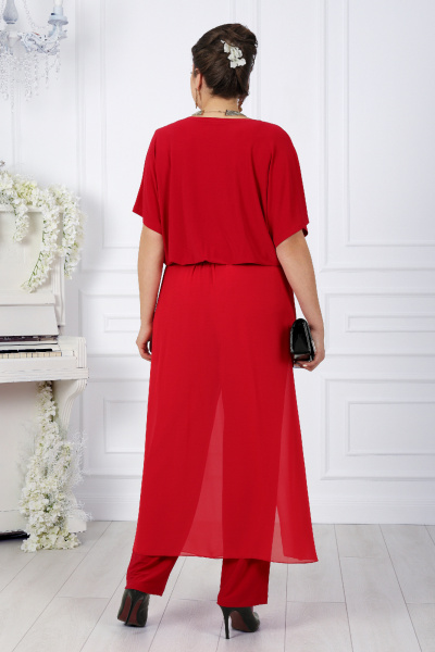 Блуза, брюки Ninele 7450 красный - фото 6