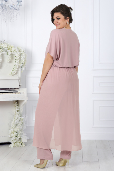 Блуза, брюки Ninele 7450 пудра - фото 6
