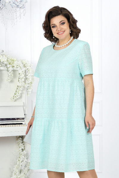 Платье Ninele 7456 мята - фото 2