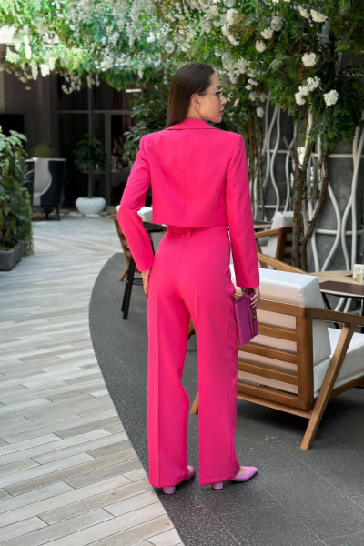 Брюки, жакет Temper 141 фуксия - фото 4