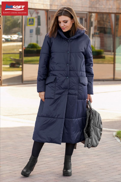 Пальто Lady Secret 6296 синий - фото 2