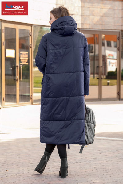 Пальто Lady Secret 6296 синий - фото 3