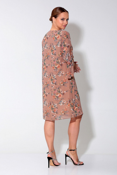 Платье Liona Style 903 мокко - фото 3