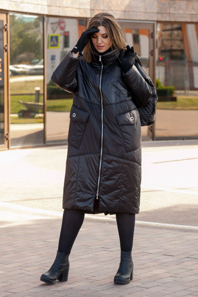 Пальто Lady Secret 6275 черный - фото 4