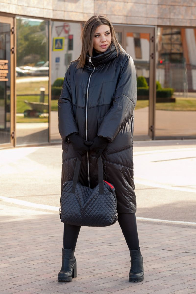 Пальто Lady Secret 6275 черный - фото 3