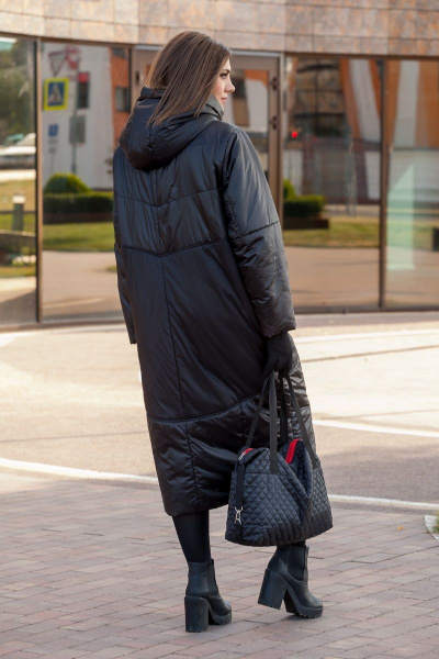 Пальто Lady Secret 6275 черный - фото 5