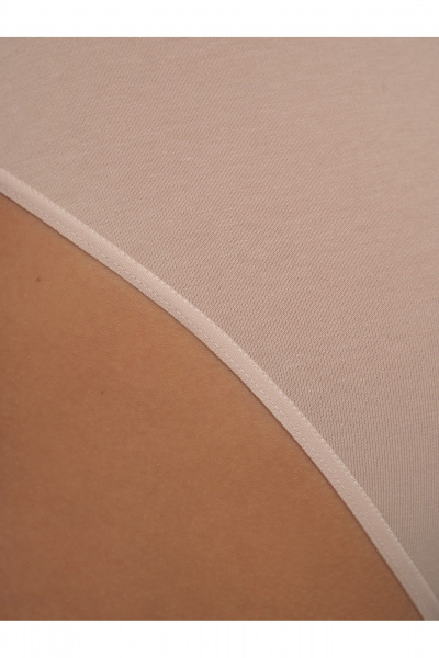 Трусы слыпы из трикотажа хлопка с эластаном и средней линией BRAVO 101L серебристый_пион - фото 3