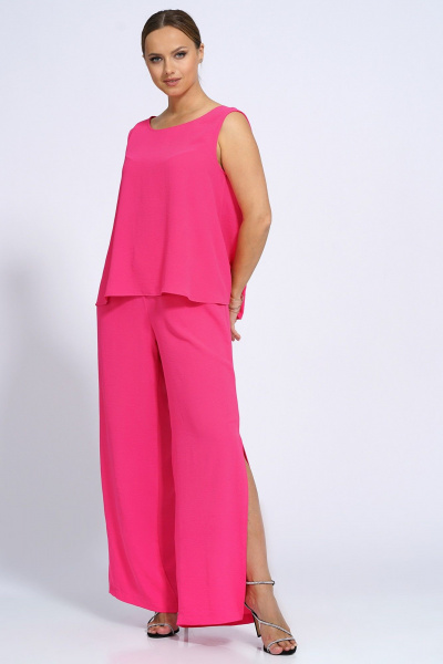 Блуза, брюки Пинск-Стиль 156 фуксия - фото 5