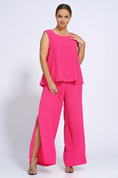 Блуза, брюки Пинск-Стиль 156 фуксия - фото 2
