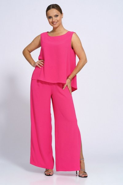 Блуза, брюки Пинск-Стиль 156 фуксия - фото 1