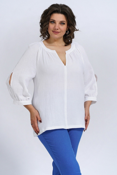 Блуза Пинск-Стиль 3133 белый - фото 2