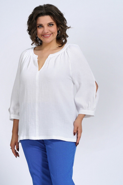 Блуза Пинск-Стиль 3133 белый - фото 1