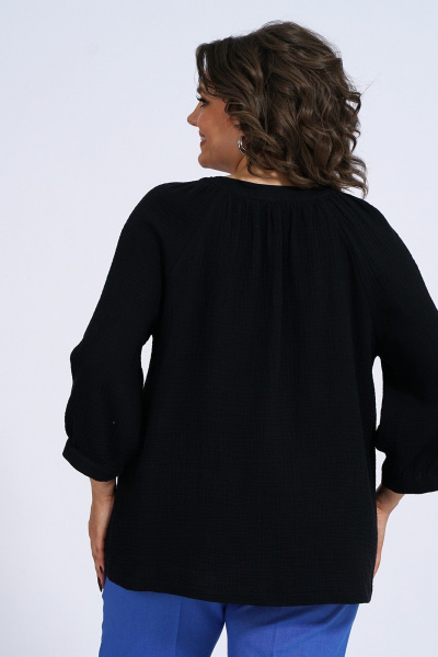 Блуза Пинск-Стиль 3133 черный - фото 7