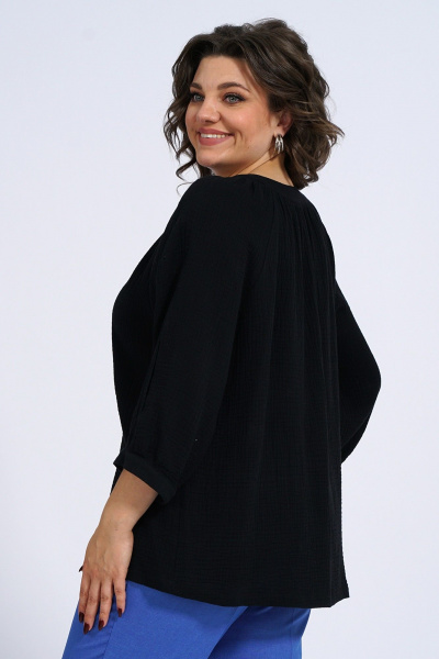 Блуза Пинск-Стиль 3133 черный - фото 6