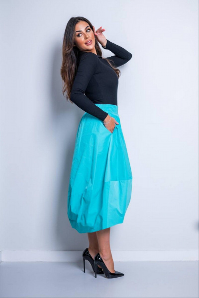 Юбка Nika.PL 0504401 бирюзовый - фото 2