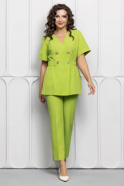 Брюки, жакет Gold Style 2614 салатовый - фото 3