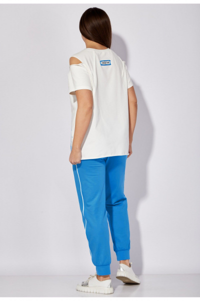 Брюки, футболка TAiER 1282 сине-голубой - фото 3