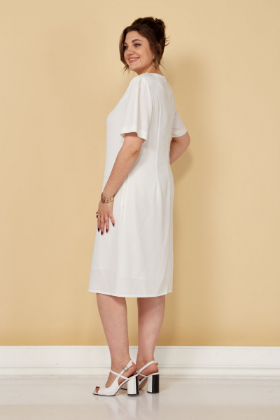 Платье нарядное на подкладке с коротким рукавом LIMO GOLD 107-1 - фото 2